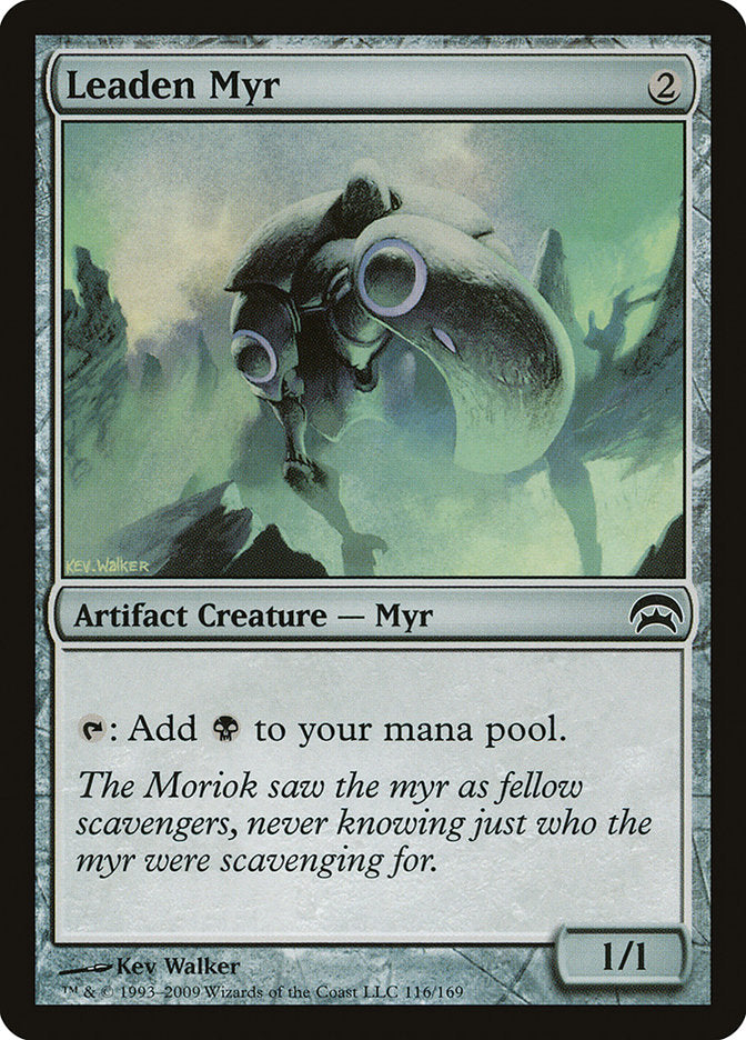 Leaden Myr – Common Magic: The Gathering card from Planechase (#116)