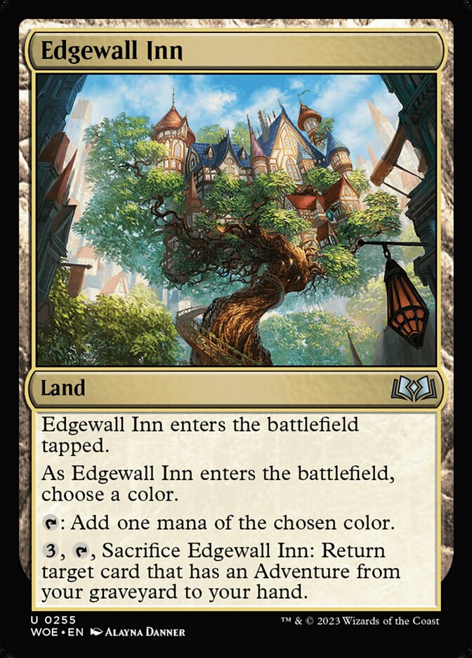 Edgewall Inn – Uncommon Magic: The Gathering card from Wilds of Eldraine (#255)