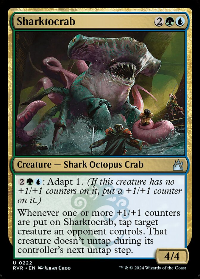 Sharktocrab – Uncommon Magic: The Gathering card from Ravnica Remastered (#222)