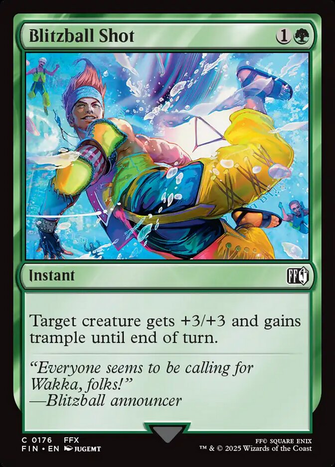 Blitzball Shot – Common Magic: The Gathering card from Final Fantasy (#176)