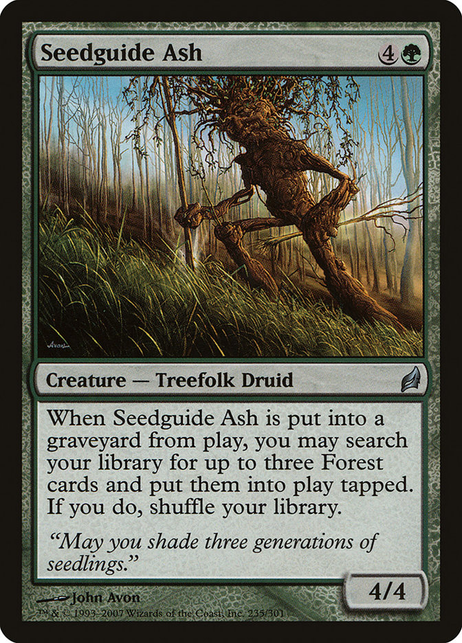 Seedguide Ash – Uncommon Magic: The Gathering card from Lorwyn (#235)