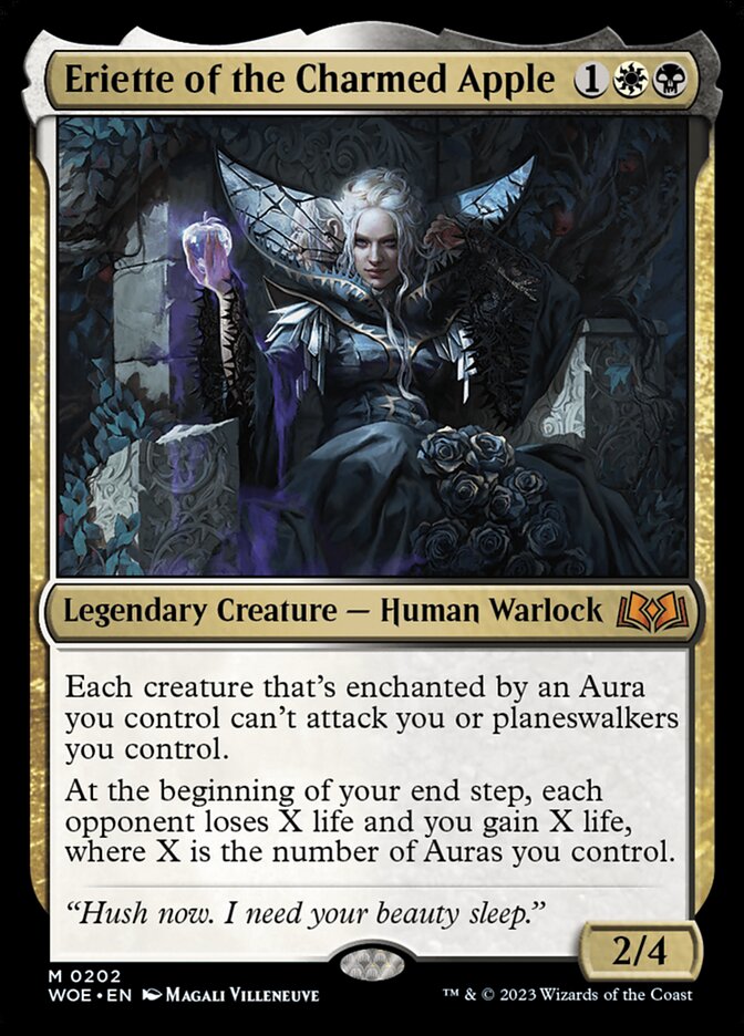 Eriette of the Charmed Apple – Mythic Magic: The Gathering card from Wilds of Eldraine (#202)