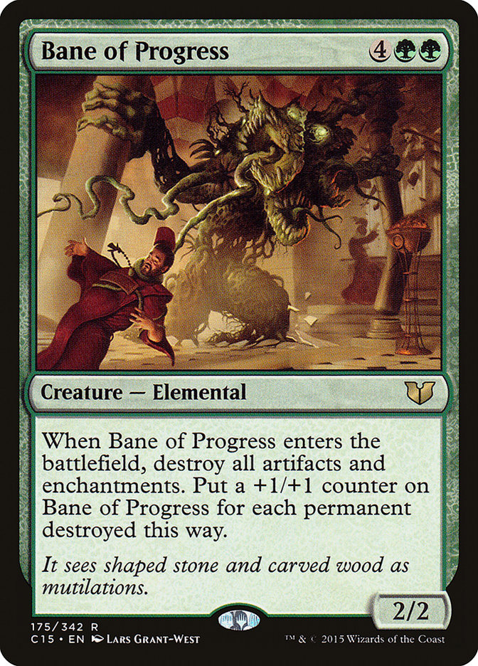 Bane of Progress – Rare Magic: The Gathering card from Commander 2015 (#175)