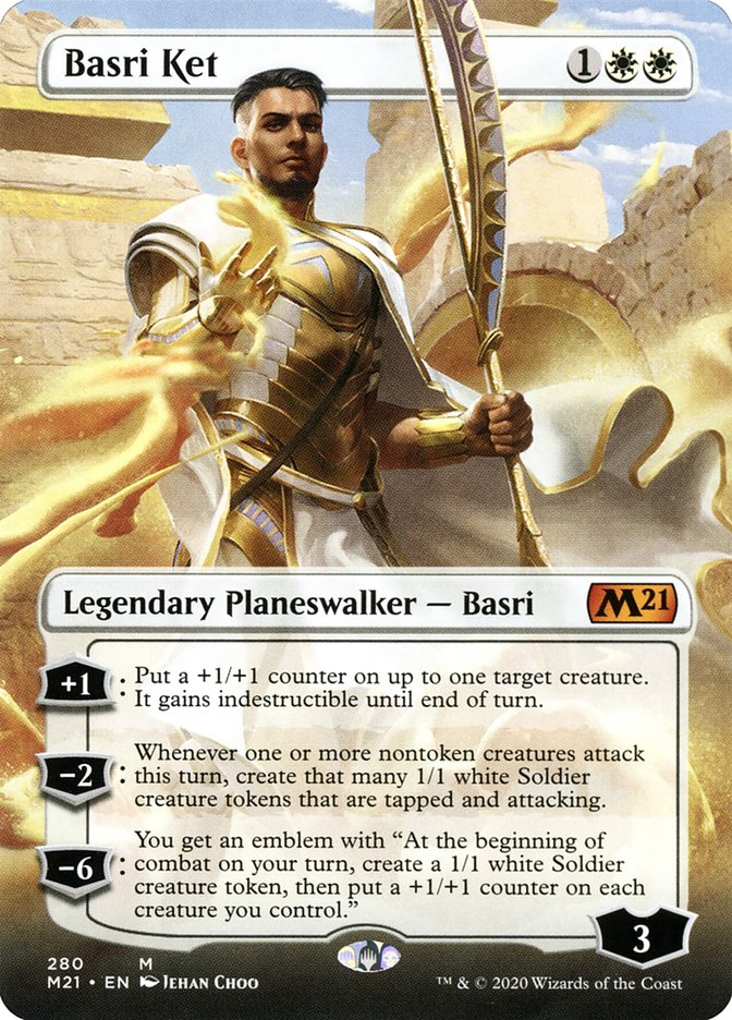 Basri Ket – Mythic Magic: The Gathering card from Core Set 2021 (#280)