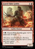 Gravel-Hide Goblin – Common Magic: The Gathering card from Ravnica: Clue Edition (#137)