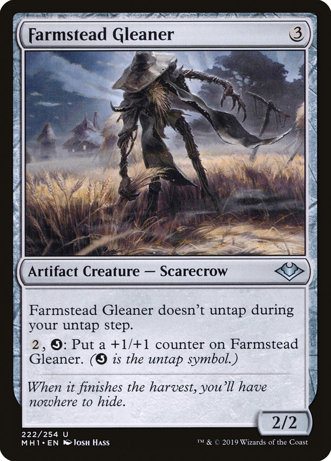 Farmstead Gleaner – Uncommon Magic: The Gathering card from Modern Horizons (#222)