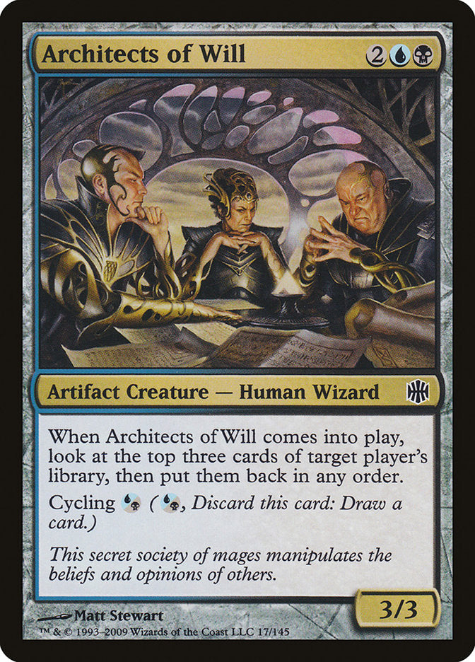 Architects of Will – Common Magic: The Gathering card from Alara Reborn (#17)