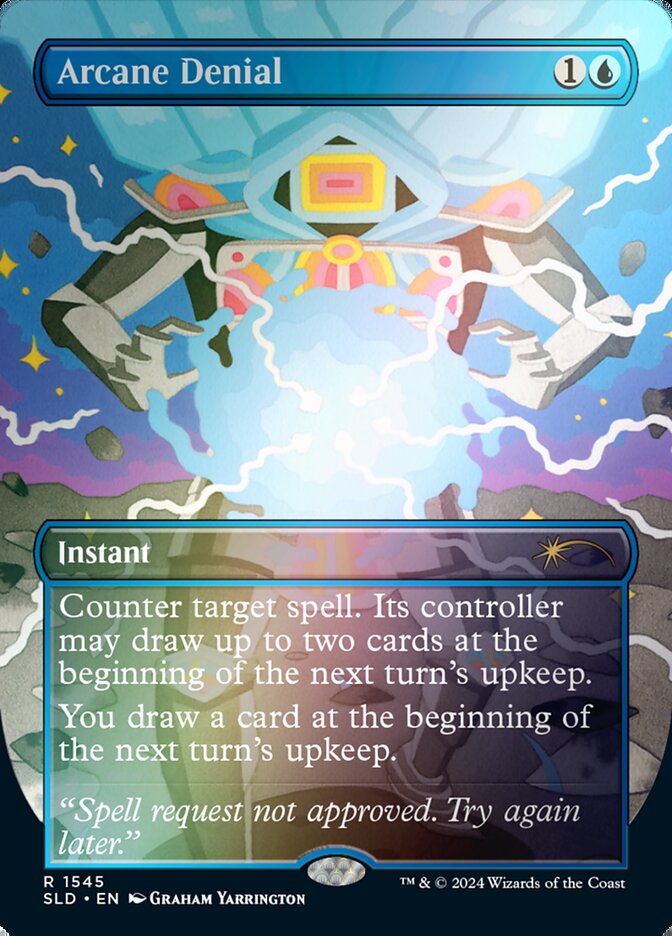 Arcane Denial – Rare Magic: The Gathering card from Secret Lair Drop (#1545★)