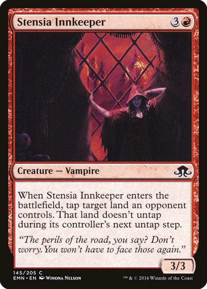 Stensia Innkeeper – Common Magic: The Gathering card from Eldritch Moon (#145)