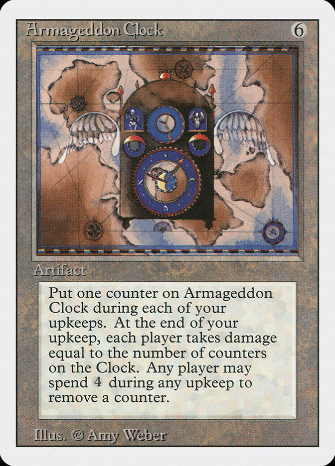 Armageddon Clock – Rare Magic: The Gathering card from Revised Edition (#234)