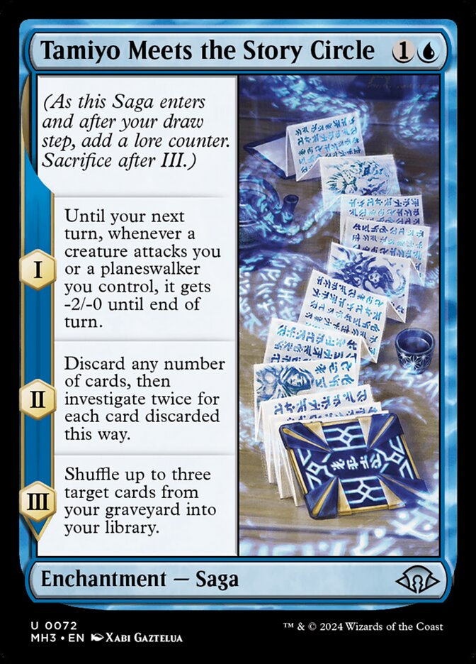 Tamiyo Meets the Story Circle – Uncommon Magic: The Gathering card from Modern Horizons 3 (#72)