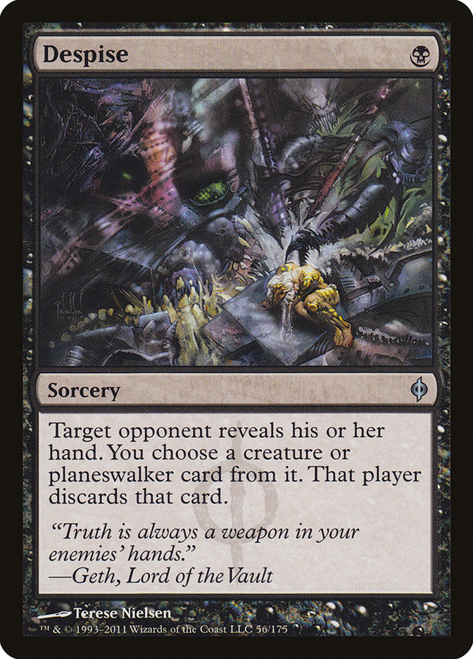 Despise – Uncommon Magic: The Gathering card from New Phyrexia (#56)