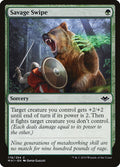 Savage Swipe – Common Magic: The Gathering card from Modern Horizons (#178)