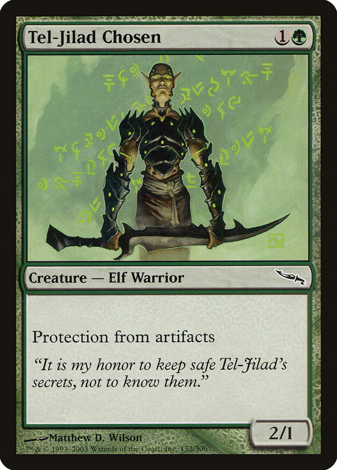 Tel-Jilad Chosen – Common Magic: The Gathering card from Mirrodin (#132)