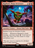 Raphael, Ninja Destroyer – Mythic Magic: The Gathering card from Teenage Mutant Ninja Turtles (#102)