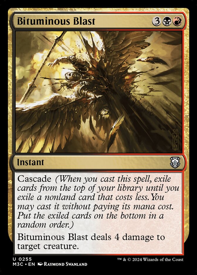 Bituminous Blast – Uncommon Magic: The Gathering card from Modern Horizons 3 Commander (#255)