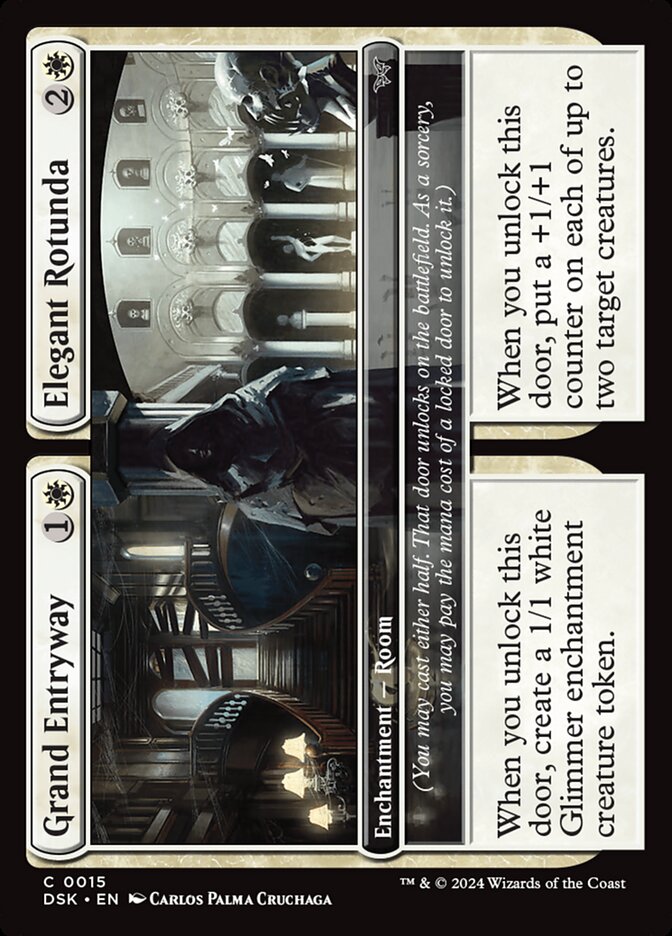 Grand Entryway // Elegant Rotunda – Common Magic: The Gathering card from Duskmourn: House of Horror (#15)