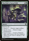 You Find a Cursed Idol – Common Magic: The Gathering card from Adventures in the Forgotten Realms (#213)