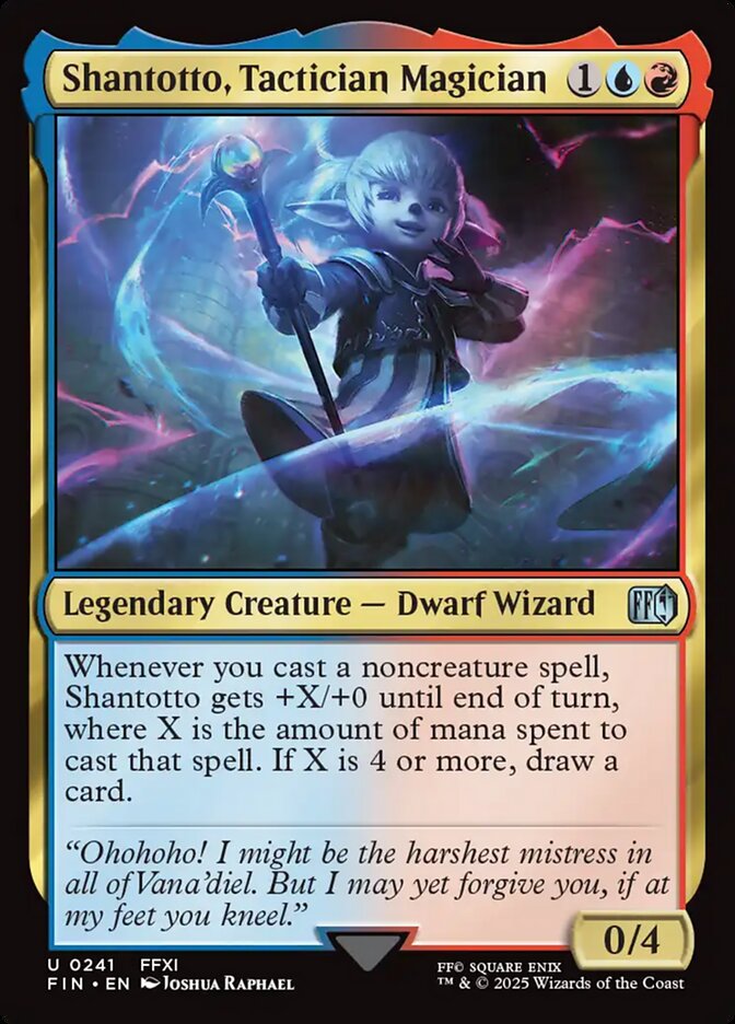 Shantotto, Tactician Magician – Uncommon Magic: The Gathering card from Final Fantasy (#241)