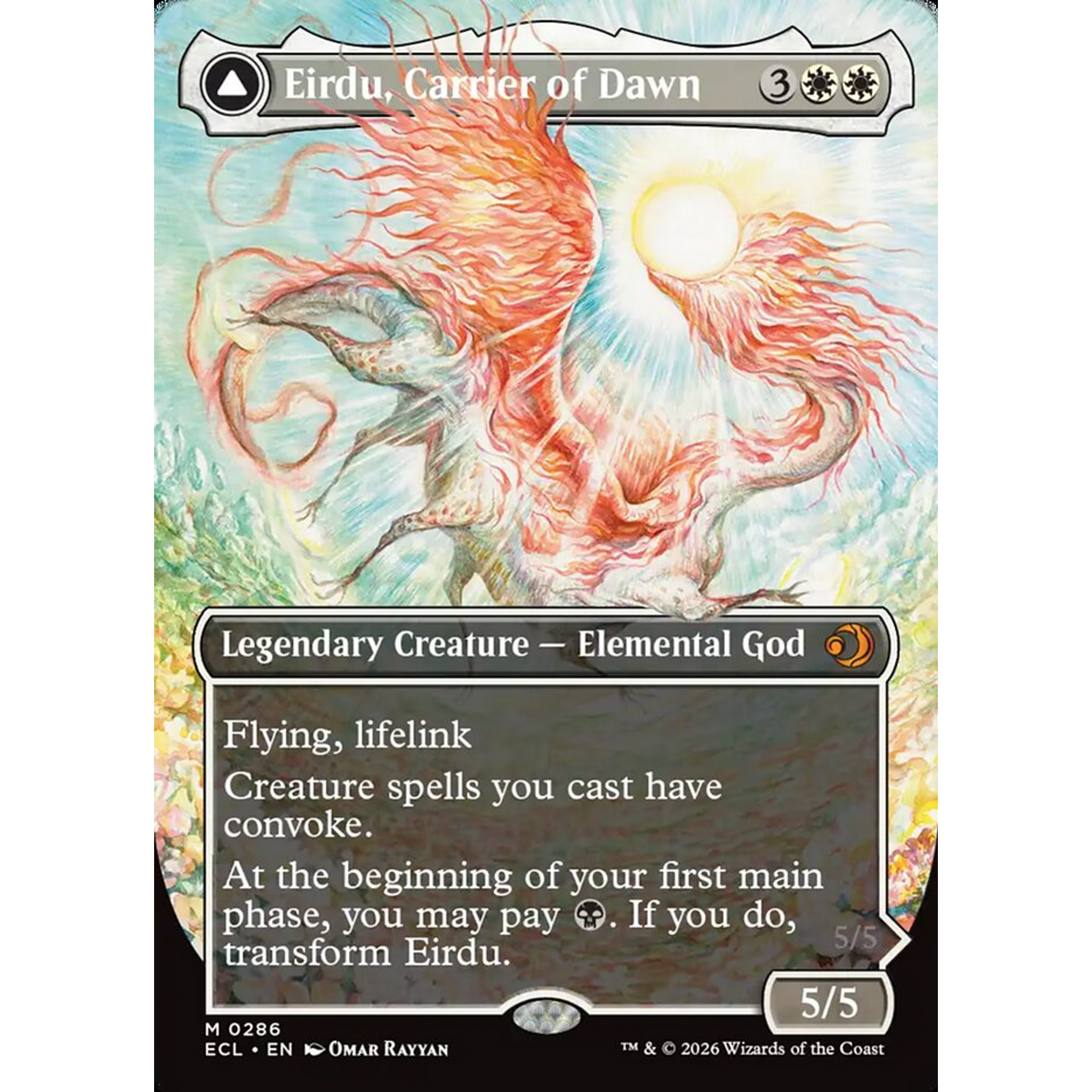 Eirdu, Carrier of Dawn // Isilu, Carrier of Twilight (ECL 286) — Moore Collectables UK
