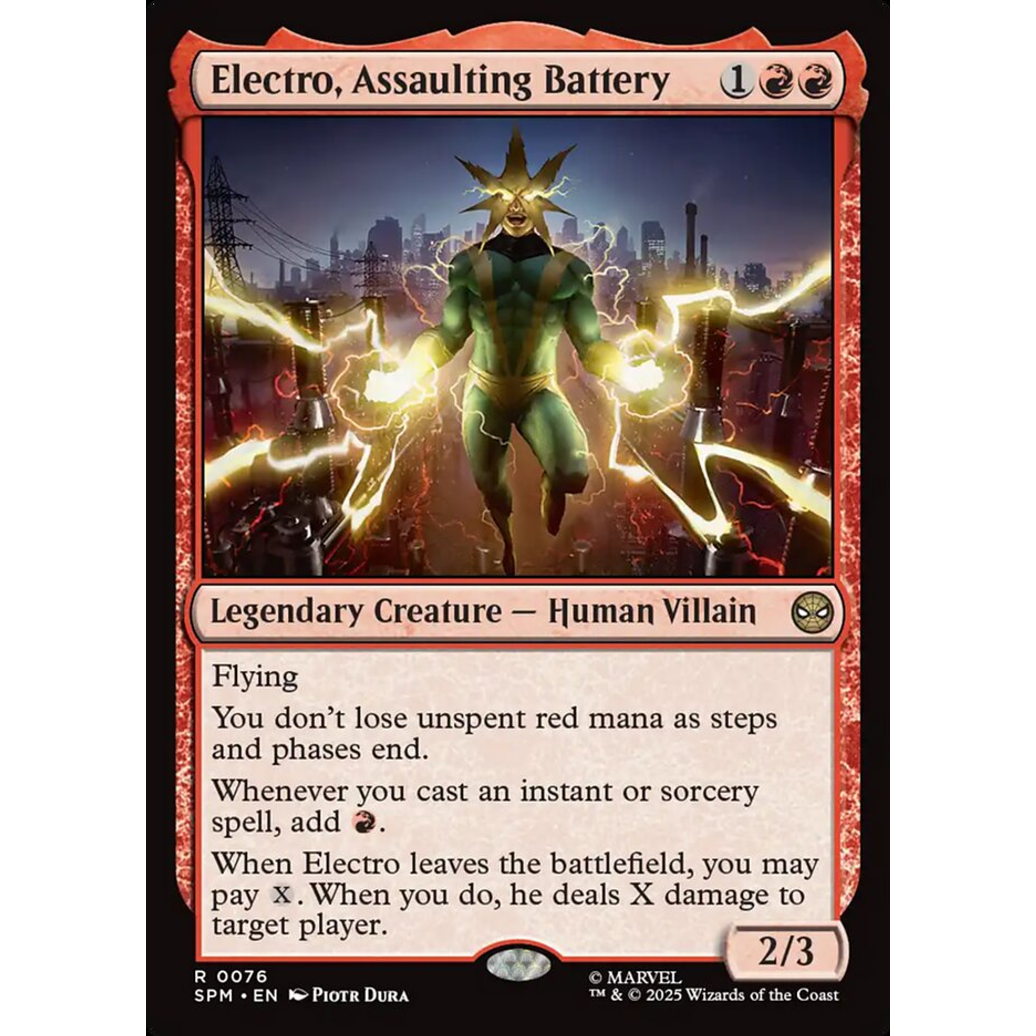 Electro, Assaulting Battery (SPM 76) — Moore Collectables UK