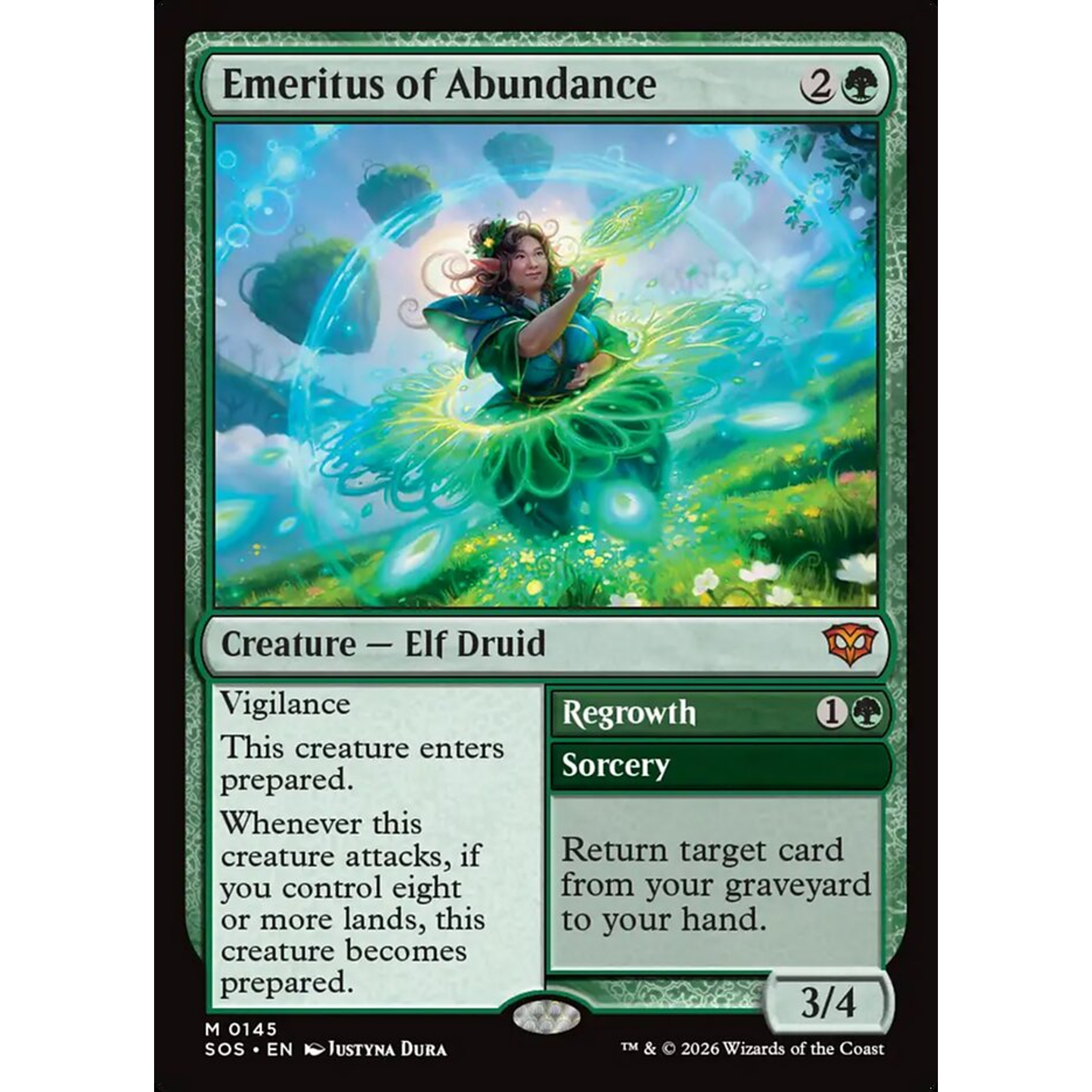 Emeritus of Abundance // Regrowth (SOS 145) — Moore Collectables UK