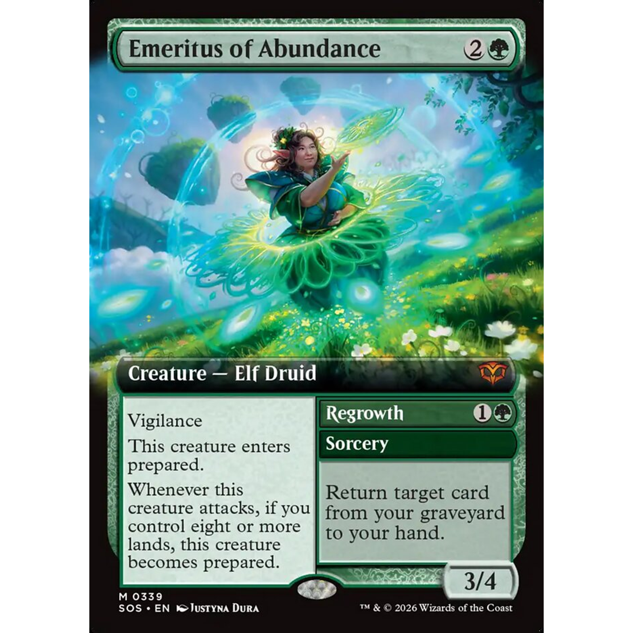 Emeritus of Abundance // Regrowth (SOS 339) — Moore Collectables UK