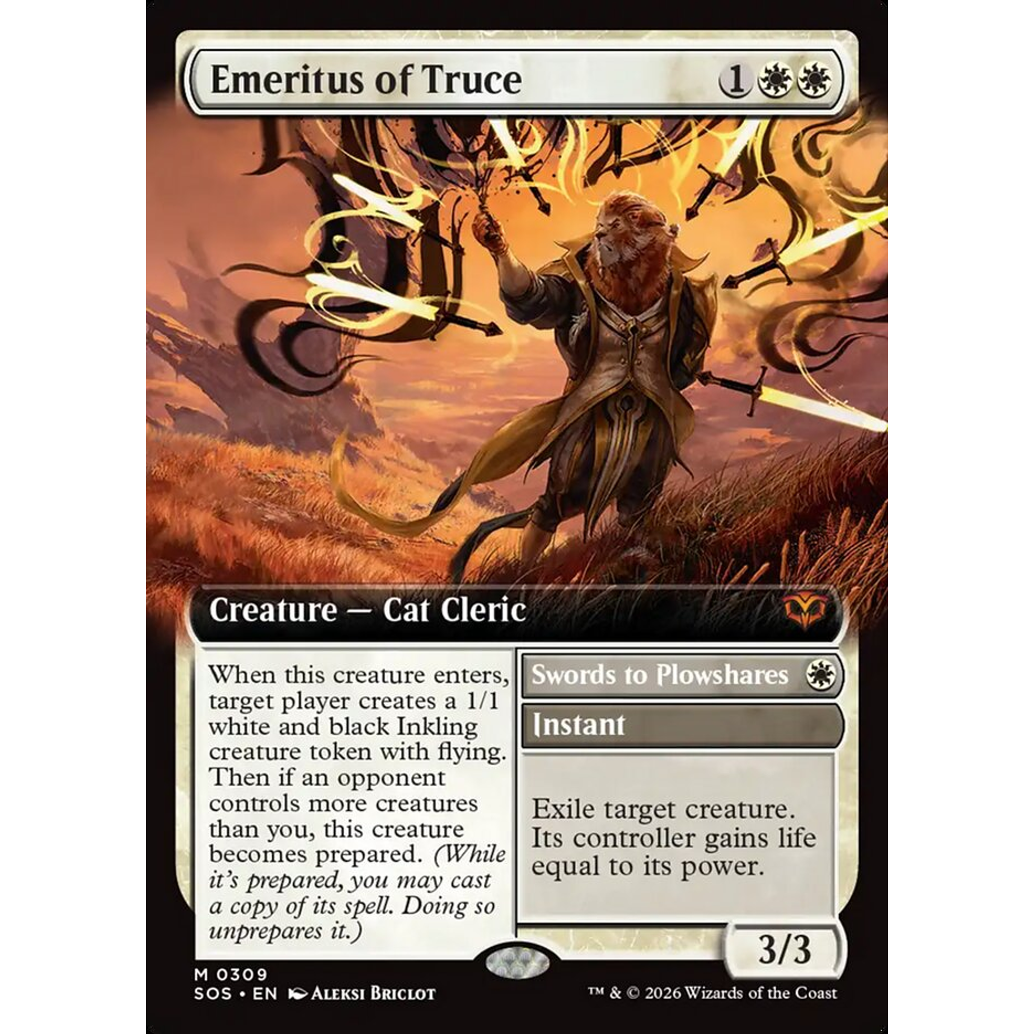 Emeritus of Truce // Swords to Plowshares (SOS 309) — Moore Collectables UK