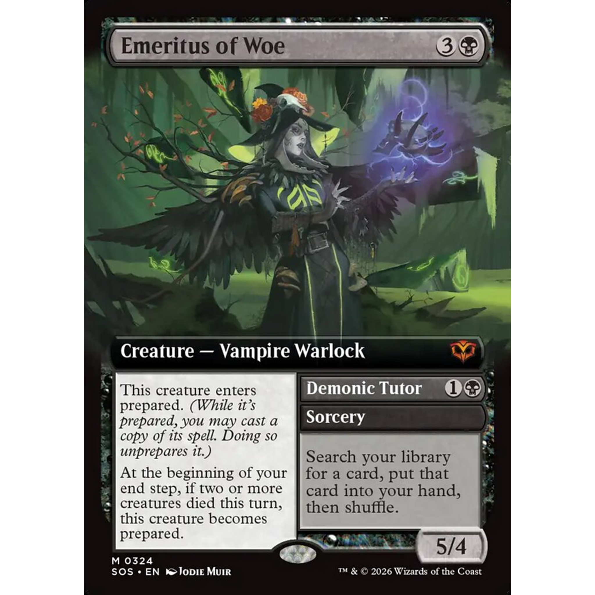 Emeritus of Woe // Demonic Tutor (SOS 324) — Moore Collectables UK