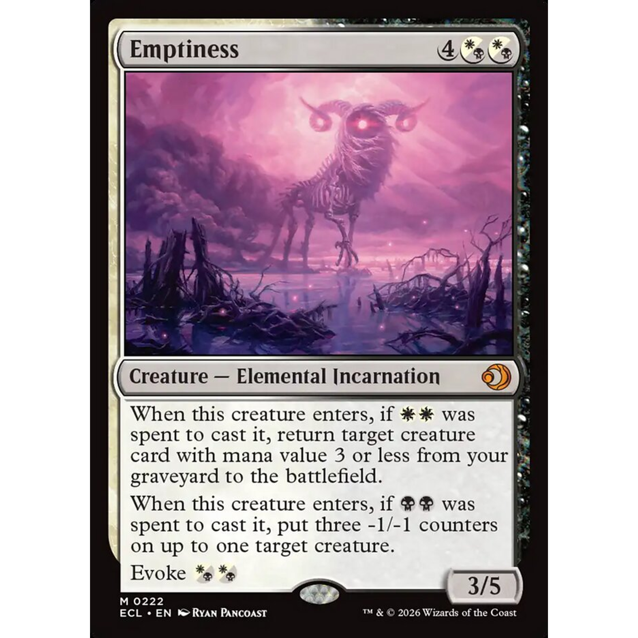Emptiness (ECL 222) — Moore Collectables UK