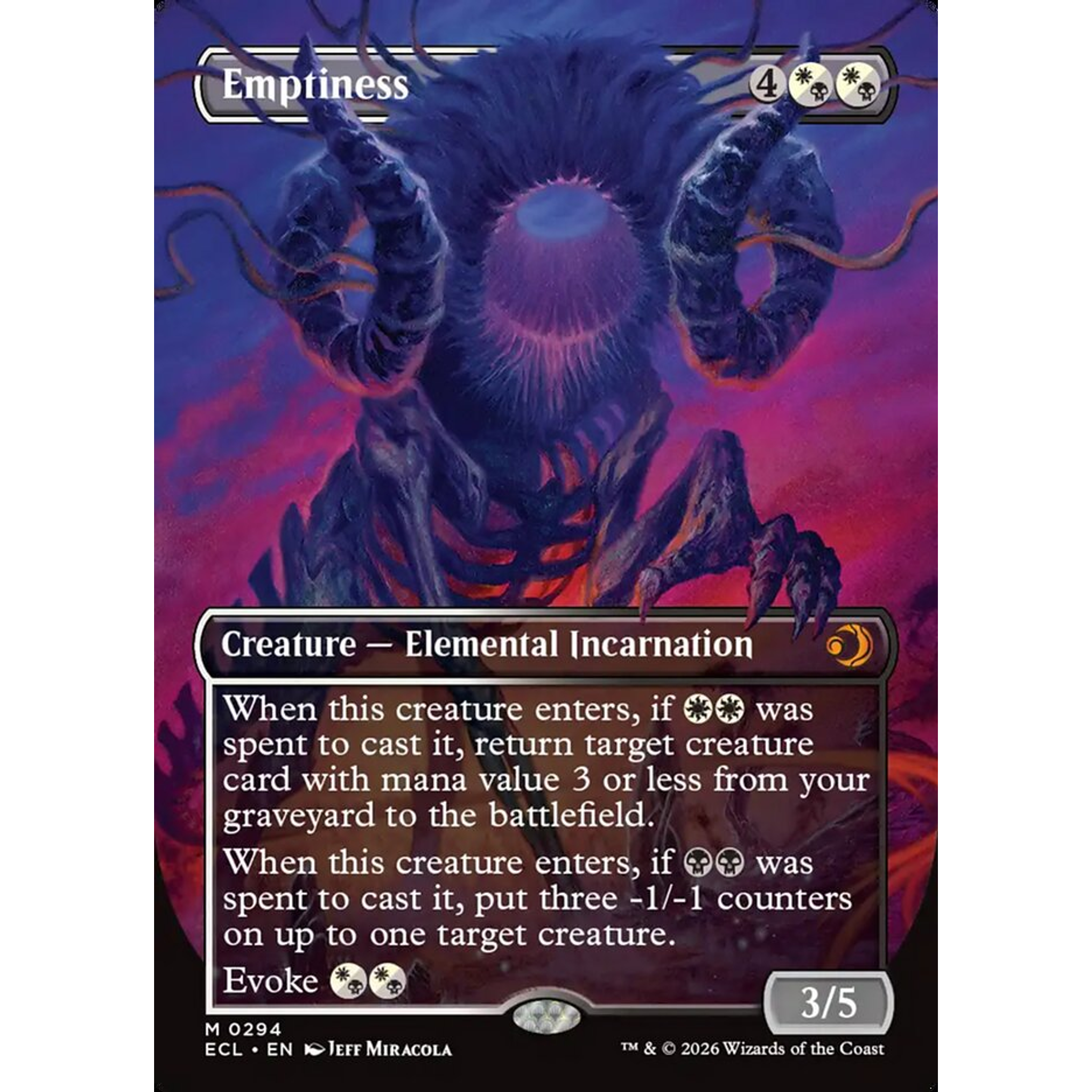 Emptiness (ECL 294) — Moore Collectables UK