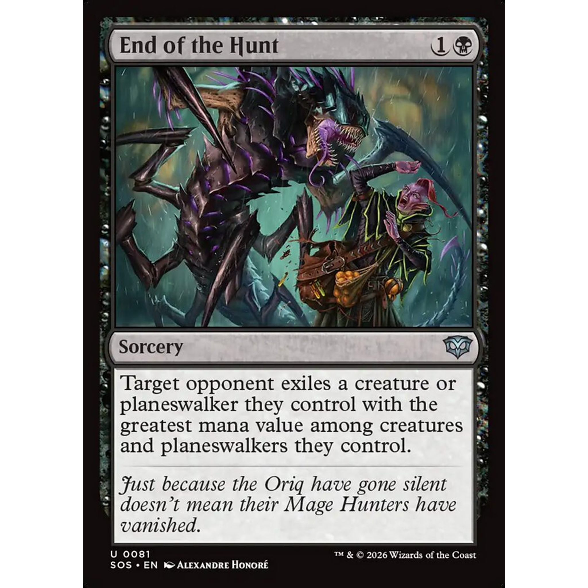 End of the Hunt (SOS 81) — Moore Collectables UK