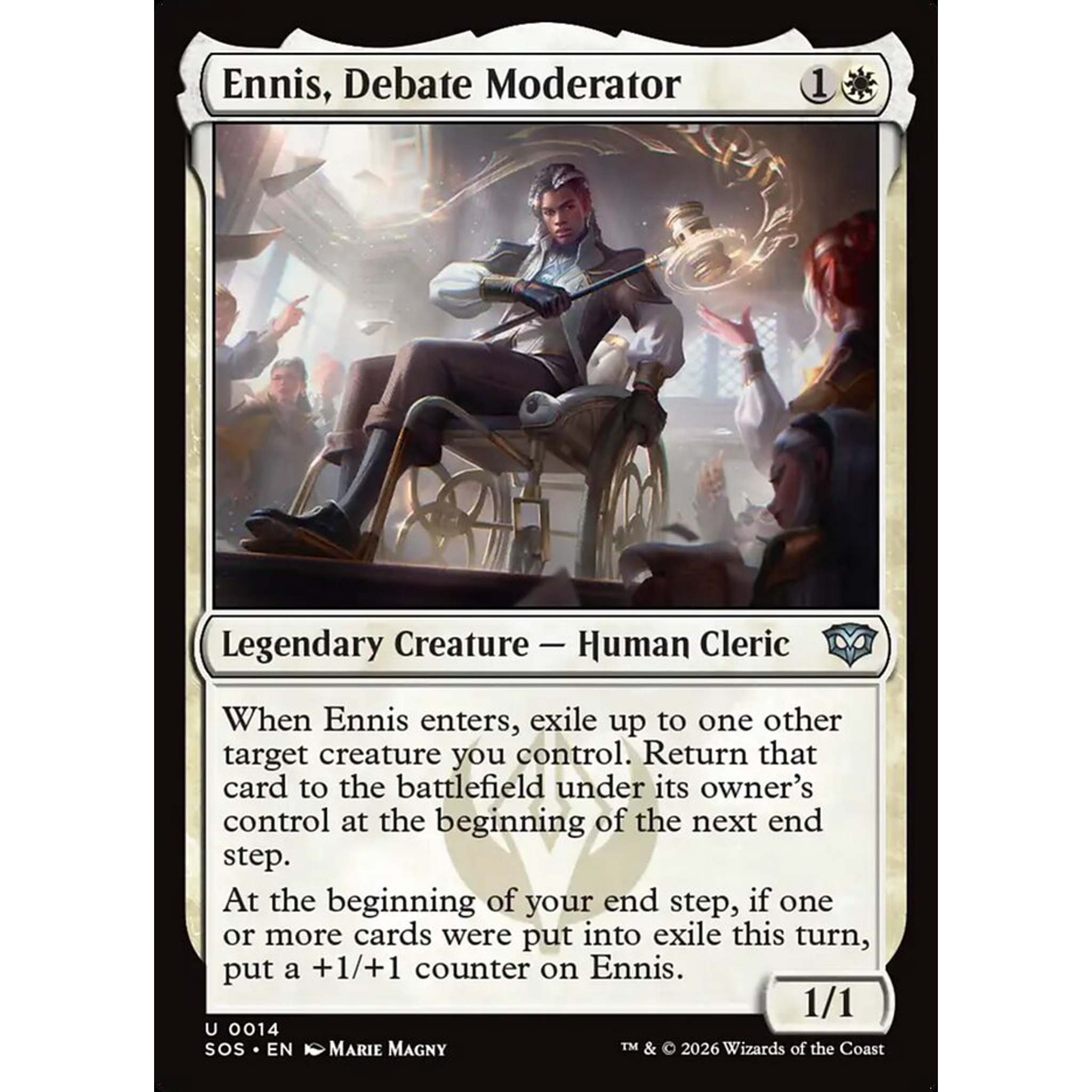 Ennis, Debate Moderator (SOS 14) — Moore Collectables UK