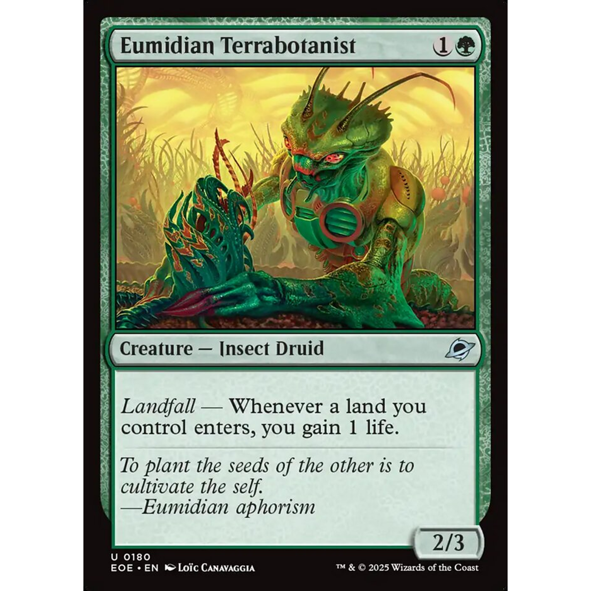 Eumidian Terrabotanist (EOE 180) — Moore Collectables UK