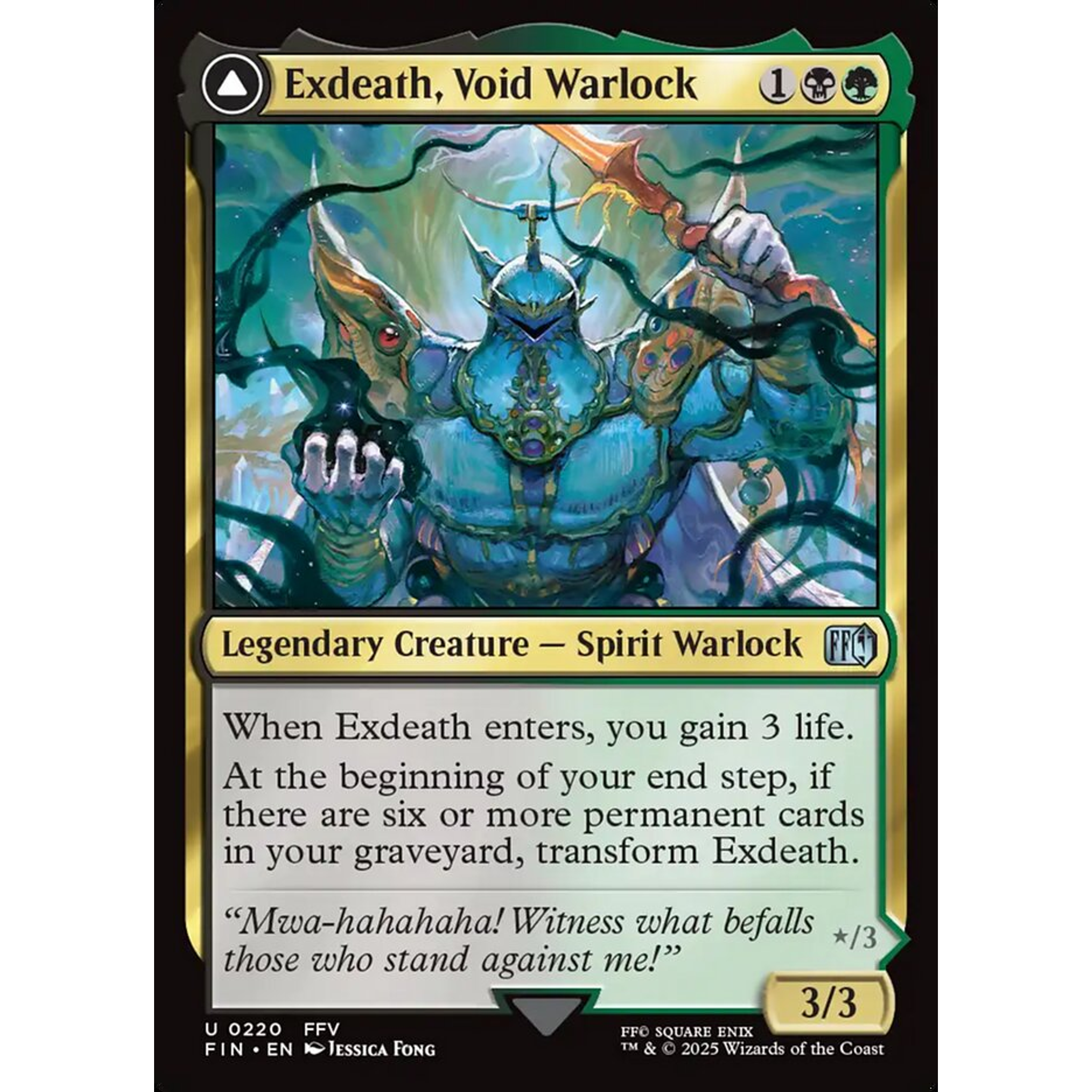 Exdeath, Void Warlock // Neo Exdeath, Dimension's End (FIN 220) — Moore Collectables UK
