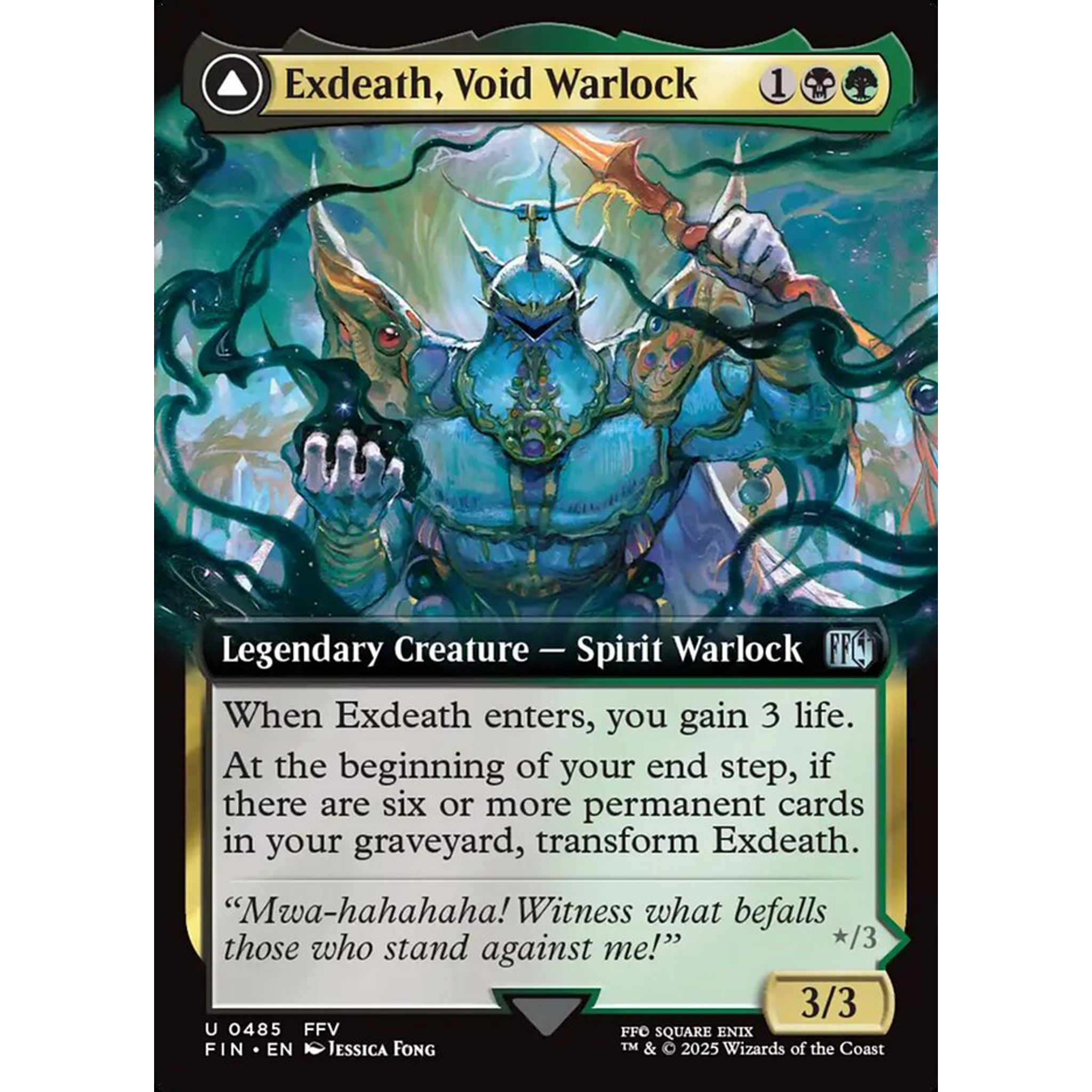 Exdeath, Void Warlock // Neo Exdeath, Dimension's End (FIN 485) — Moore Collectables UK