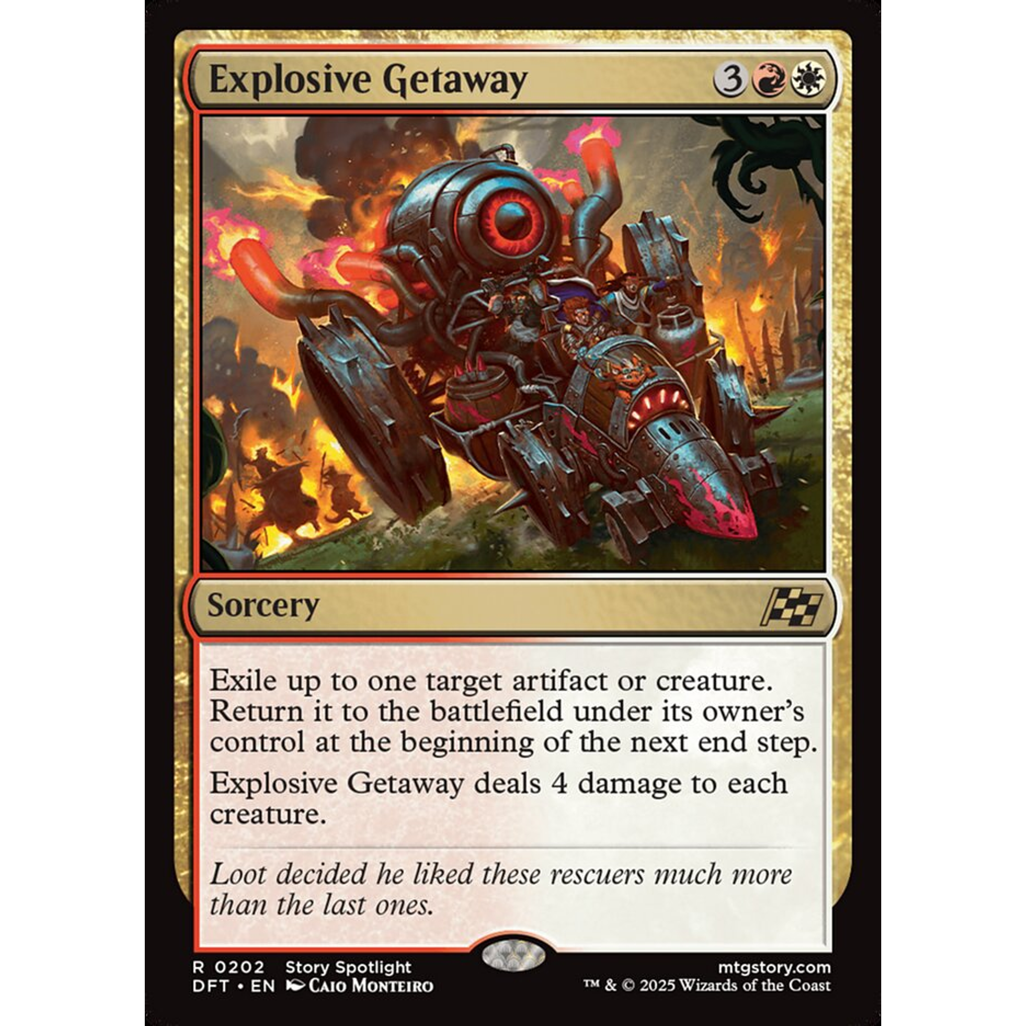 Explosive Getaway (DFT 202) — Moore Collectables UK