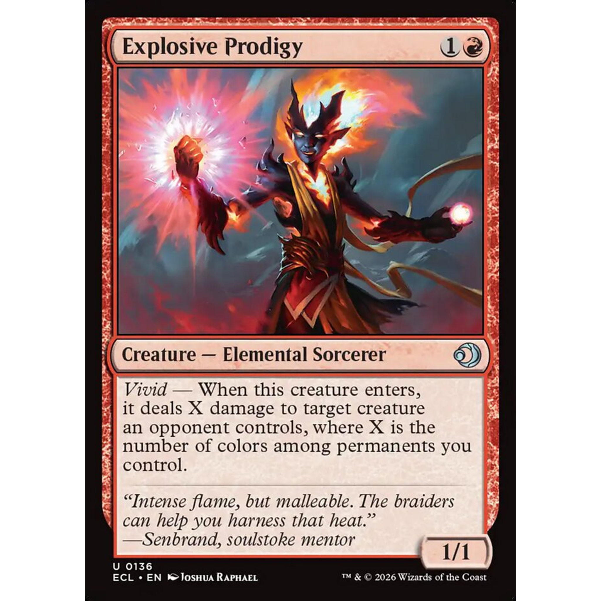 Explosive Prodigy (ECL 136) — Moore Collectables UK