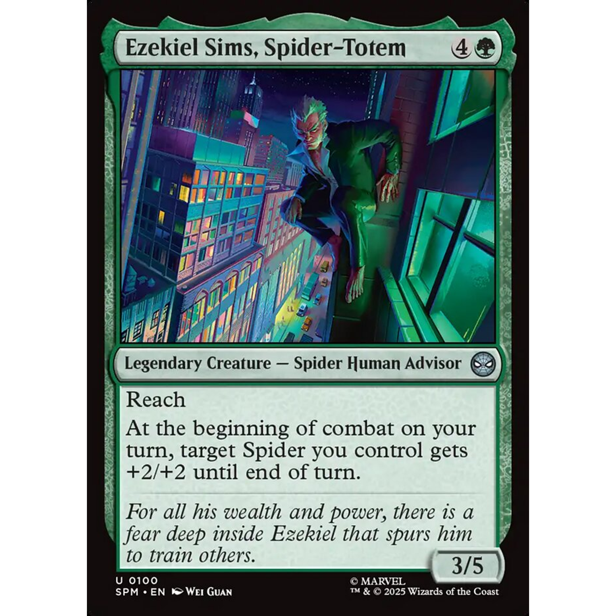 Ezekiel Sims, Spider-Totem (SPM 100) — Moore Collectables UK