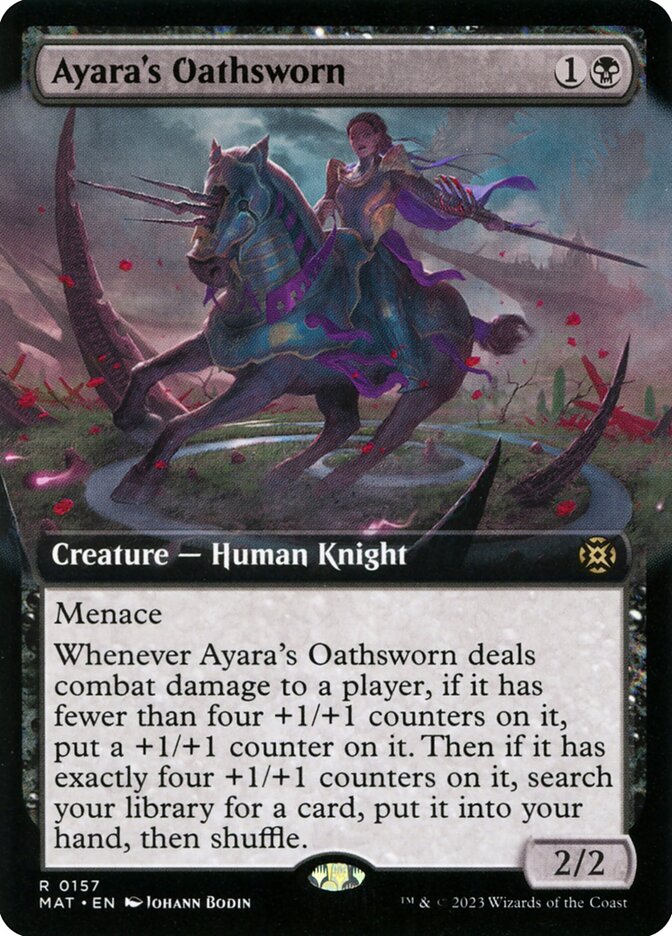 Ayara's Oathsworn – Rare Magic: The Gathering card from March of the Machine: The Aftermath (#157)