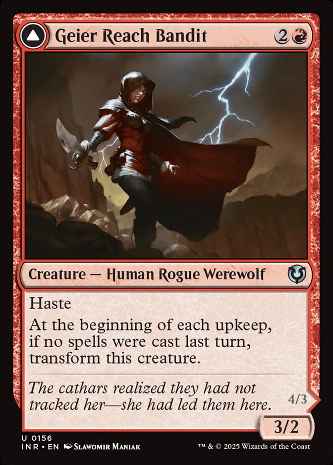 Geier Reach Bandit // Vildin-Pack Alpha – Uncommon Magic: The Gathering card from Innistrad Remastered (#156)
