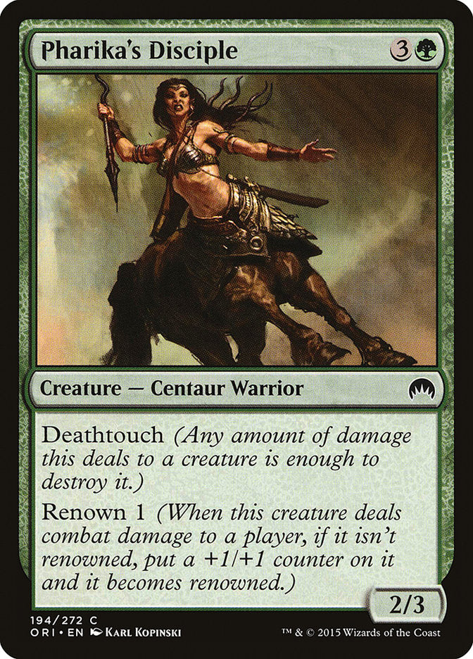 Pharika's Disciple – Common Magic: The Gathering card from Magic Origins (#194)