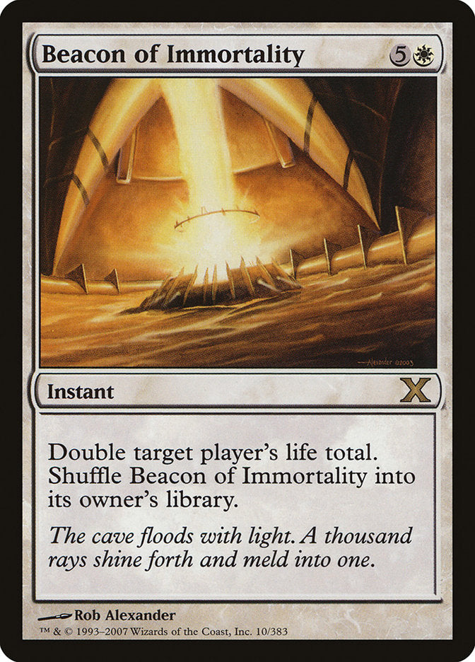 Beacon of Immortality – Rare Magic: The Gathering card from Tenth Edition (#10)