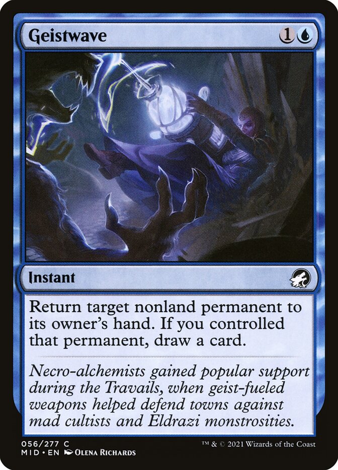 Geistwave – Common Magic: The Gathering card from Innistrad: Midnight Hunt (#56)
