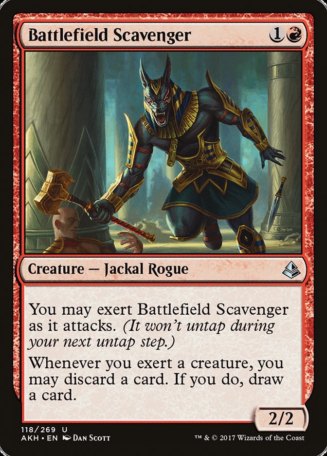 Battlefield Scavenger – Uncommon Magic: The Gathering card from Amonkhet (#118)