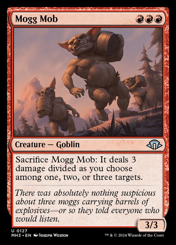 Mogg Mob – Uncommon Magic: The Gathering card from Modern Horizons 3 (#127)