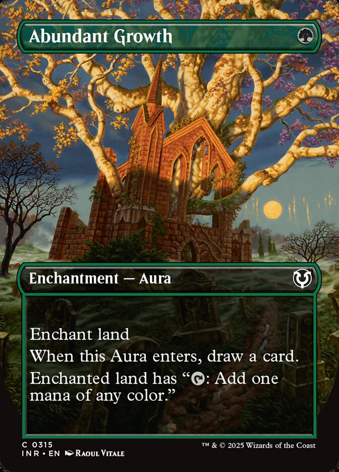 Abundant Growth – Common Magic: The Gathering card from Innistrad Remastered (#315)