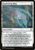 Replicating Ring – Uncommon Magic: The Gathering card from March of the Machine Commander (#372)