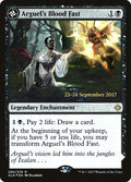 Arguel's Blood Fast // Temple of Aclazotz – Rare Magic: The Gathering card from Ixalan Promos (#90s)