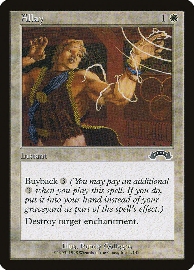 Allay – Common Magic: The Gathering card from Exodus (#1)